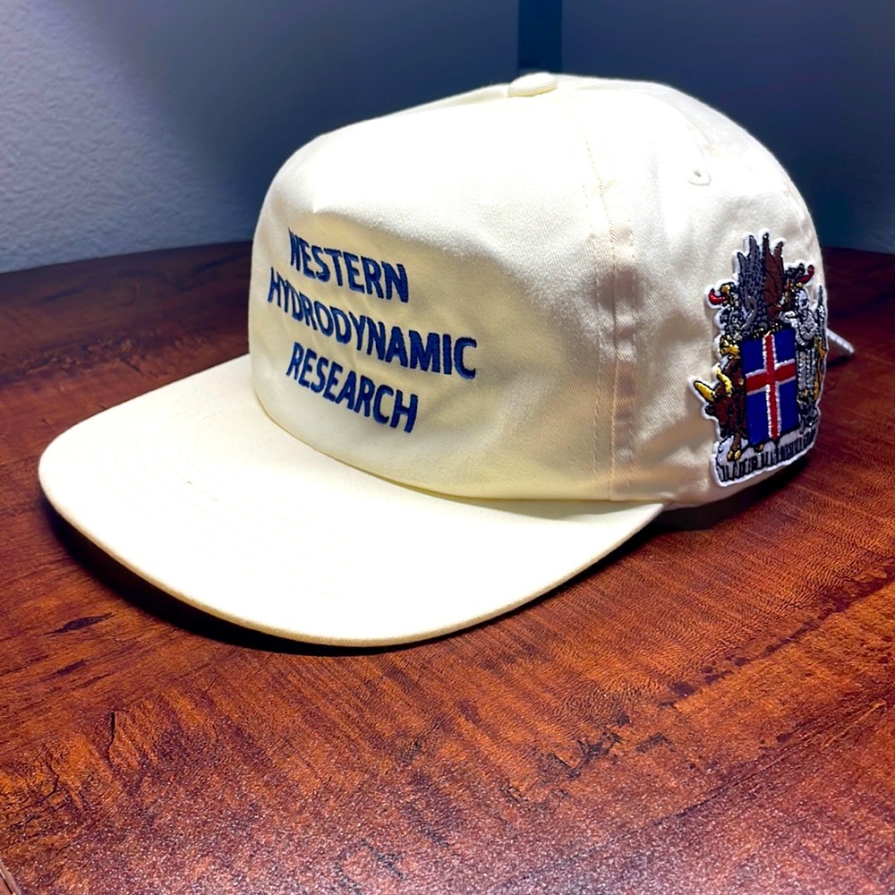 Western Hydrodynamic Research hat limited edition with Icelandic patch